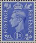 Definitives - New Colours 1d Stamp (1950) Light Ultramarine