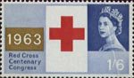 Red Cross Centenary Congress 1s6d Stamp (1963) Red Cross