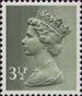 Definitive 3.5p Stamp (1971) Olive Grey