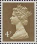 Definitive 4p Stamp (1971) Ochre Brown