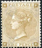 Definitive 9d Stamp (1862) Bistre