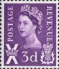 Regional Wilding Definitive - Scotland 3d Stamp (1958) Lilac
