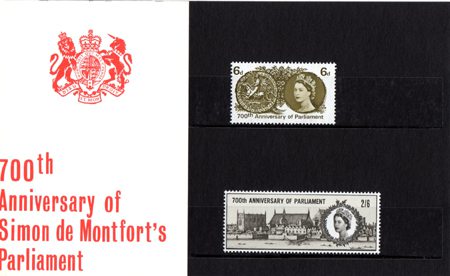 700th Anniversary of Simon de Montfort's Parliament 1965