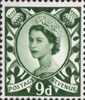 Regional Wilding Definitive - Scotland 9d Stamp (1967) Bronze Green