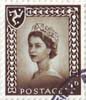 Regional Definitive - Isle of Man 4d Stamp (1968) Sepia