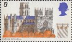 British Cathedrals 5d Stamp (1969) Durham Cathedral
