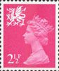 Regional Definitive - Wales 2.5p Stamp (1971) Pink