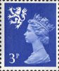 Regional Definitive - Scotland 3p Stamp (1971) Blue
