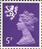 Regional Definitive - Scotland 5p Stamp (1971) Purple