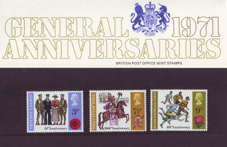 British Anniversaries 1971