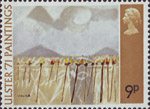 Ulster '71 Paintings 9p Stamp (1971) 'Slieve na brock' (Colin Middleton)