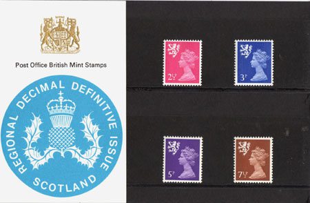 Regional Definitive - Scotland 1971