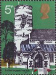 Village Churches 5p Stamp (1972) St Andrew's Letheringsett, Norfolk