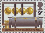 BBC & Broadcasting History 9p Stamp (1972) Oscillator and Spark Transmitter, 1897