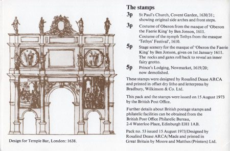 Inigo Jones - 400th Anniversary - (1973) Inigo Jones - 400th Anniversary