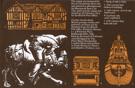 British Trees (1st Issue) - The Oak - (1973) British Trees (1st Issue) - The Oak