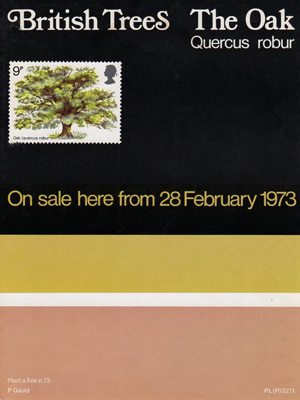 British Trees (1st Issue) - The Oak (1973)