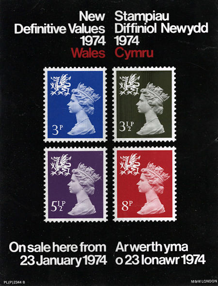 Regional Decimal Definitive - Wales (1974)