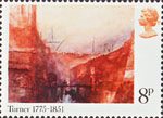 Birth Bicentenary of J.M.W. Turner (painter) 8p Stamp (1975) 'The Aresnal - Venice'