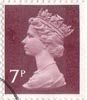 Definitive 7p Stamp (1975) Purple Brown