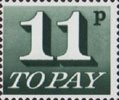 Decimal To Pay 11p Stamp (1975) Slate-Green