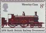 Railways 1825-1975 8p Stamp (1975) Abbotsford, 1876