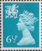 Regional Definitive - Wales 6.5p Stamp (1976) Blue