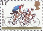Cycling 13p Stamp (1978) 1978 Road-racers