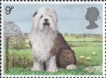 Dogs 9p Stamp (1979) Old English Sheepdog
