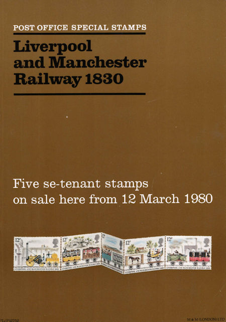 Liverpool and Manchester Railway 1830 (1980)