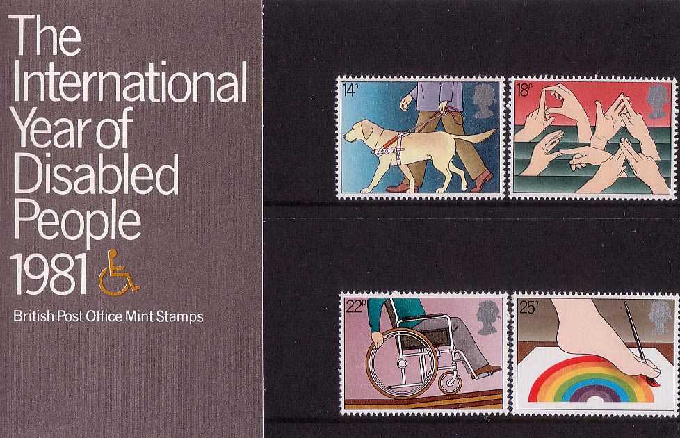 International Year Of The Disabled People 1981 Collect GB Stamps