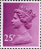 Definitive 25p Stamp (1981) Purple