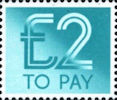 To Pay Labels £2.00 Stamp (1982) To Pay £2.00