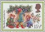 Christmas 1982 15.5p Stamp (1982) 'The Holly and the Ivy'