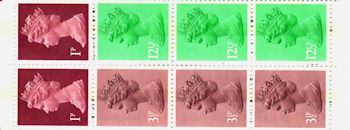 GB Booklets from Collect GB Stamps