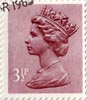 Definitive 3.5p Stamp (1983) Purple Brown