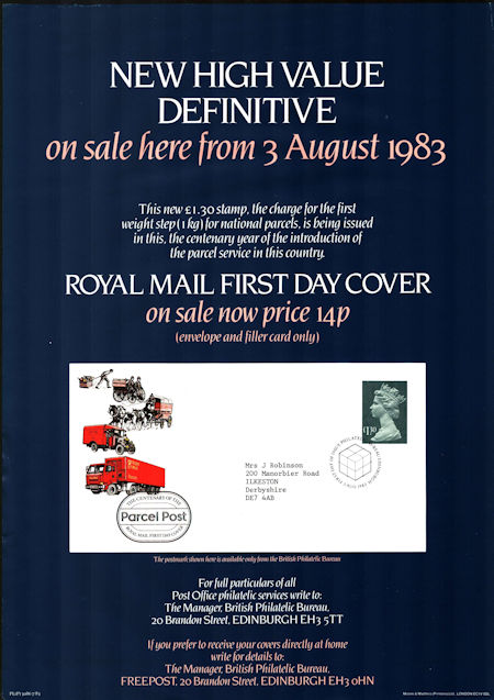 Royal Mail A3 Posters from Collect GB Stamps