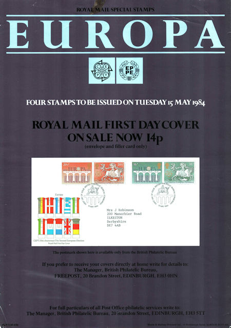 Royal Mail A3 Posters from Collect GB Stamps