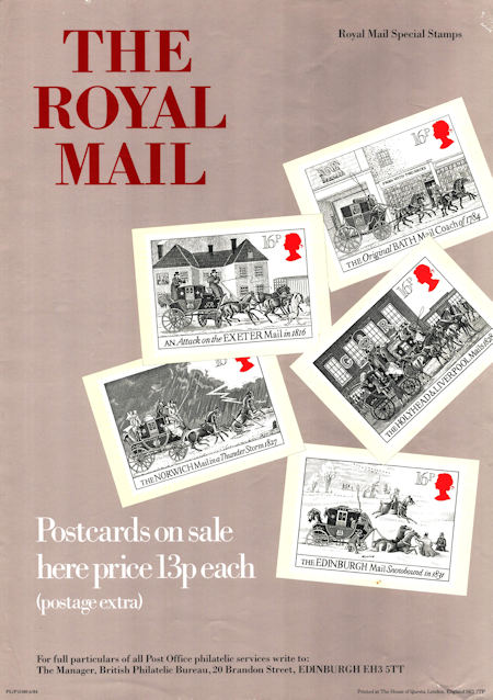 Royal Mail A3 Posters from Collect GB Stamps