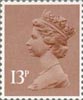 Definitive 13p Stamp (1984) Pale Chestnut