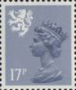 Regional Definitive - Scotland 17p Stamp (1984) Grey Blue