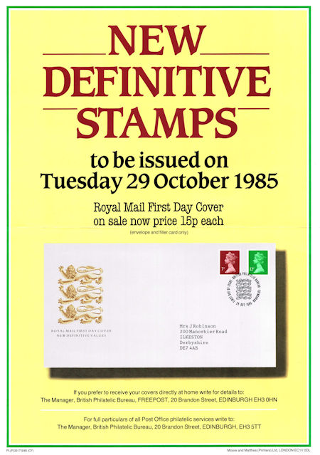 Royal Mail Poster from Collect GB Stamps