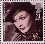 British Films 31p Stamp (1985) Vivien Leigh (from photo by Angus McBean)
