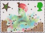 Christmas 1985 17p Stamp (1985) Genie