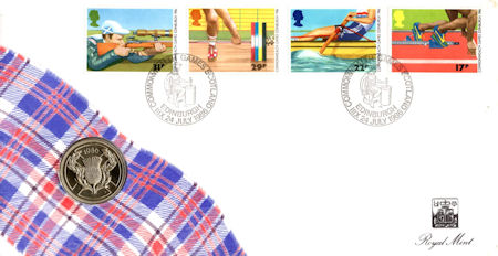 1986 Medal and Coin Covers from Collect GB Stamps