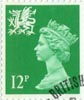 Regional Definitive - Wales 12p Stamp (1986) Bright Emerald