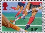 Sport 34p Stamp (1986) Hockey