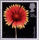 Flowers 18p Stamp (1987) North American Blanket Flower