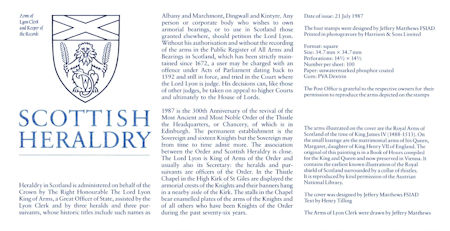 Scottish Heraldry (1987)