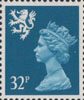 Regional Definitive - Scotland 32p Stamp (1988) Greenish Blue